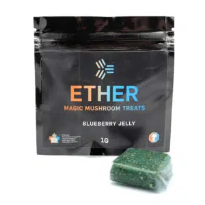 Ether – Magic Mushroom Treats – Blueberry Jelly