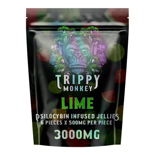 Trippy Monkey – Psilocybin Jellies – 3000mg – Grape