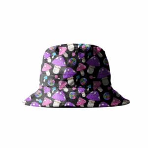 Pacific Shrooms Reversible Bucket Hat