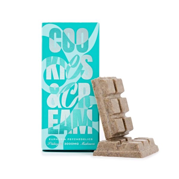 Euphoria Psychedelics Cookies Cream 3000mg Frontproduct Ep Whitebg E1668293080589